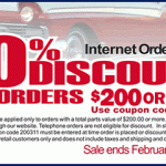 Dennis Carpenter 10% Off Internet Orders