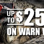 Warn Winch Rebates Up to $250 back!